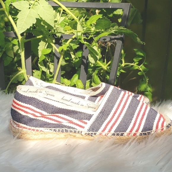 LARA ESPADRILLE Red White Blue 37 - Picture 1 of 8